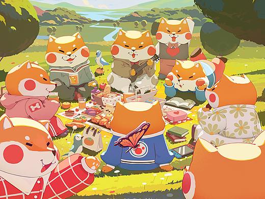 野餐阿柴