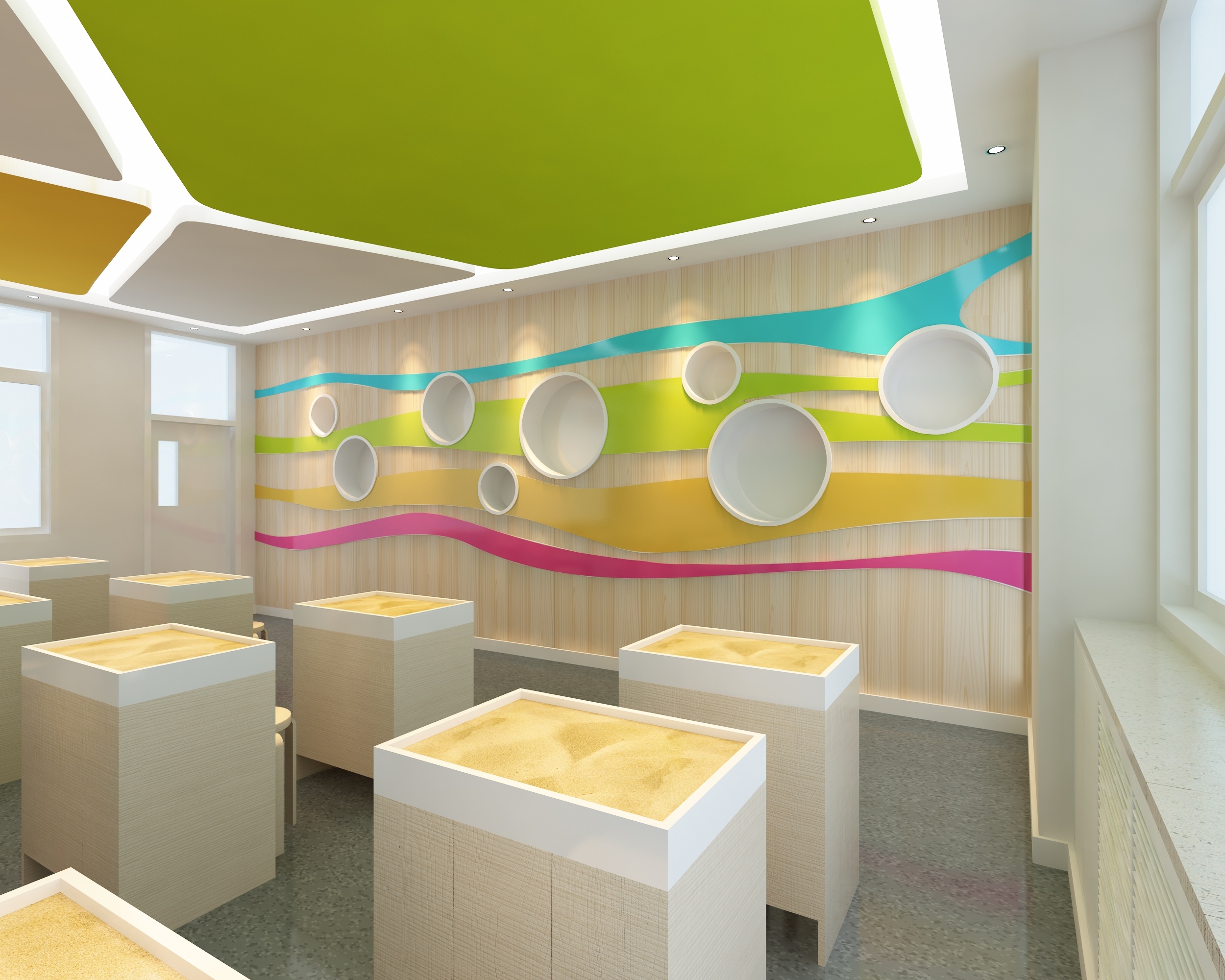 沙画教室 创客教室