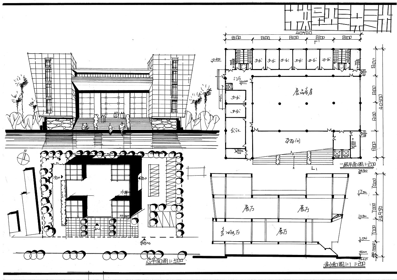 建筑快题线稿系列(三)