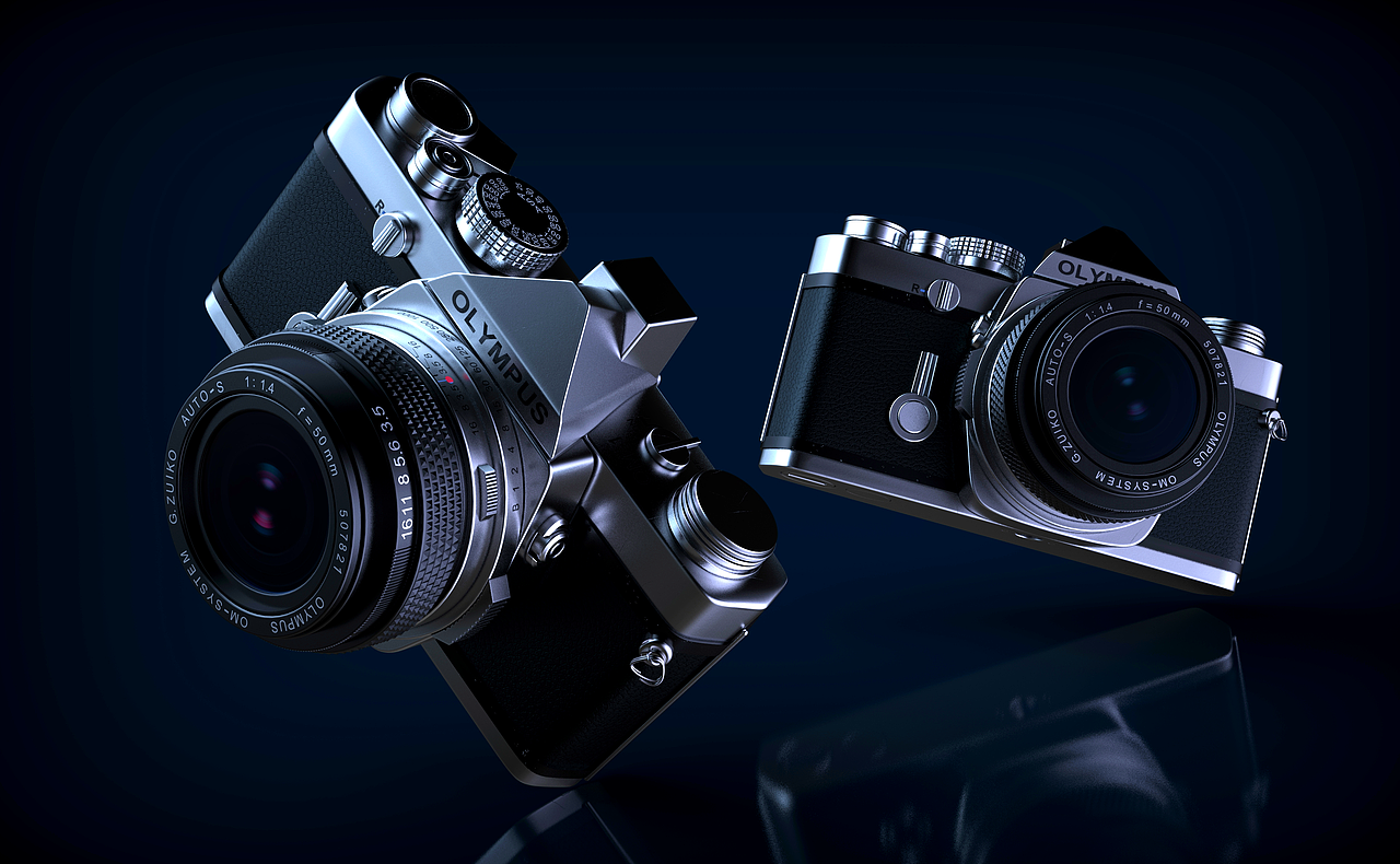 数码相机渲染|工业/产品|电子产品|镜像视觉渲染设计 - 原创作品 - 站