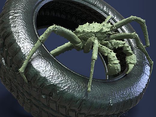 🎭章鱼盘电视，创意爆棚！这款环保雕塑让你大开眼界✨