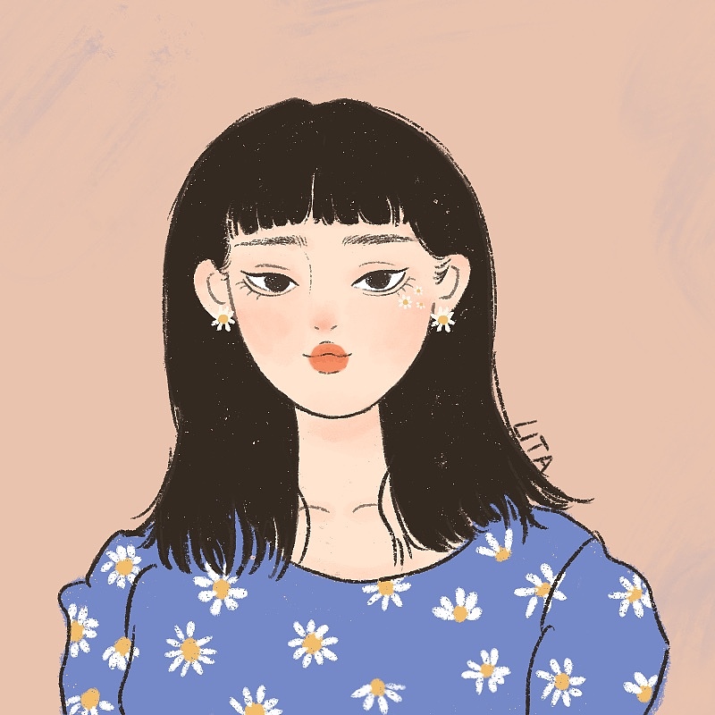 插画头像练习-3（图ZMjUyNzQxMDQw） - 创作习作 - 站酷设计师懒猫hpp原创素材 - 站酷ZCOOL