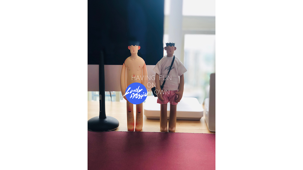 马克与赛克系列第一款公仔lonelymosaic