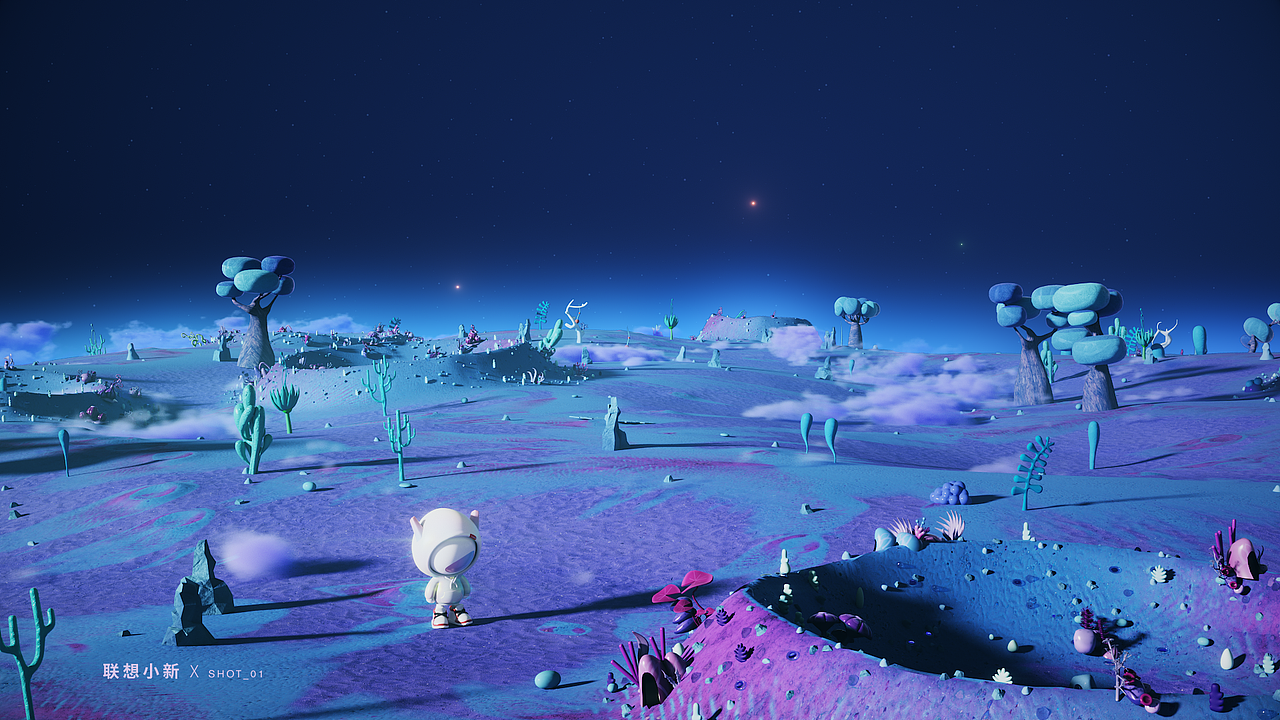 联想小新&泡泡玛盲盒特联名动画