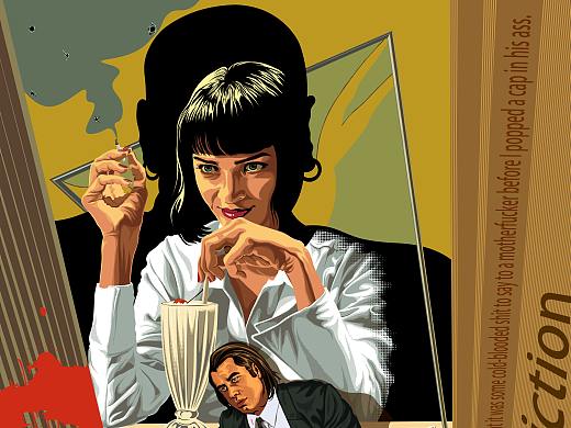 &lt;低俗小说 Pulp Fiction&gt;海报