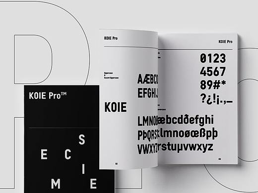 KOIE Pro Specimen 字体样本