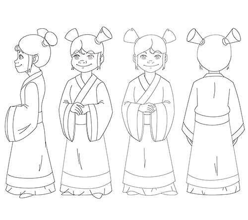 动画角色设计（图ZOTUyOTc4NjA=） - 其他动漫 - 站酷设计师vivien_hu原创素材 - 站酷ZCOOL