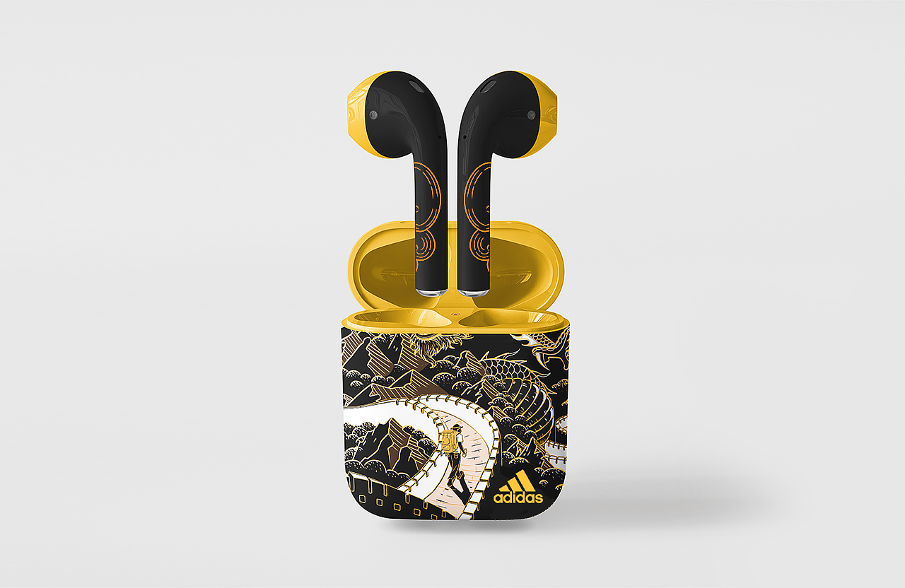 中国长城文创图形设计-国潮插画-政府文化插画