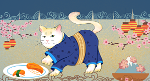 貓貓（圖ZMjY2MDUzOTgw） - 商業(yè)插畫 - 站酷設計師畫畫十口原創(chuàng)素材 - 站酷ZCOOL