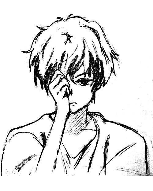 手绘古装人物男铅笔画 手绘古装人物男铅笔画画法