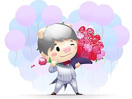 传统节气节日插画海报设计