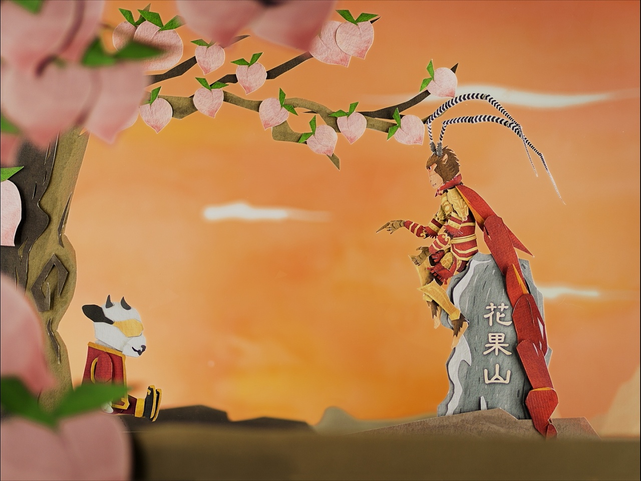 蒙牛《寻找酱紫鸭》复古剪纸定格动画(完整版)