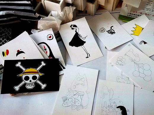 海绵宝宝 海贼王 卡通小插画