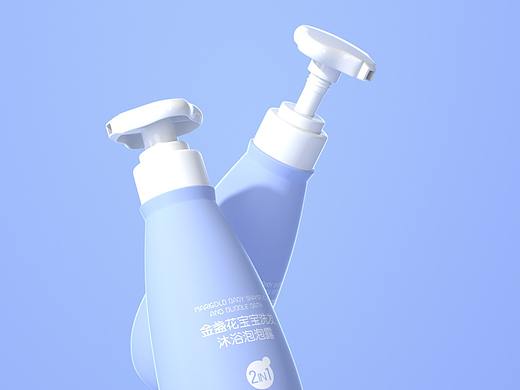 儿童沐浴露渲染