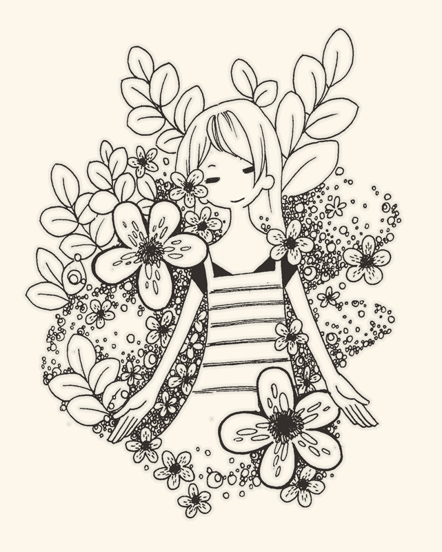 儿童黑白小插图1|插画|儿童插画|zhuazhua83 - 原创作品 - 站酷