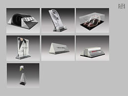 SR服装陈列道具设计