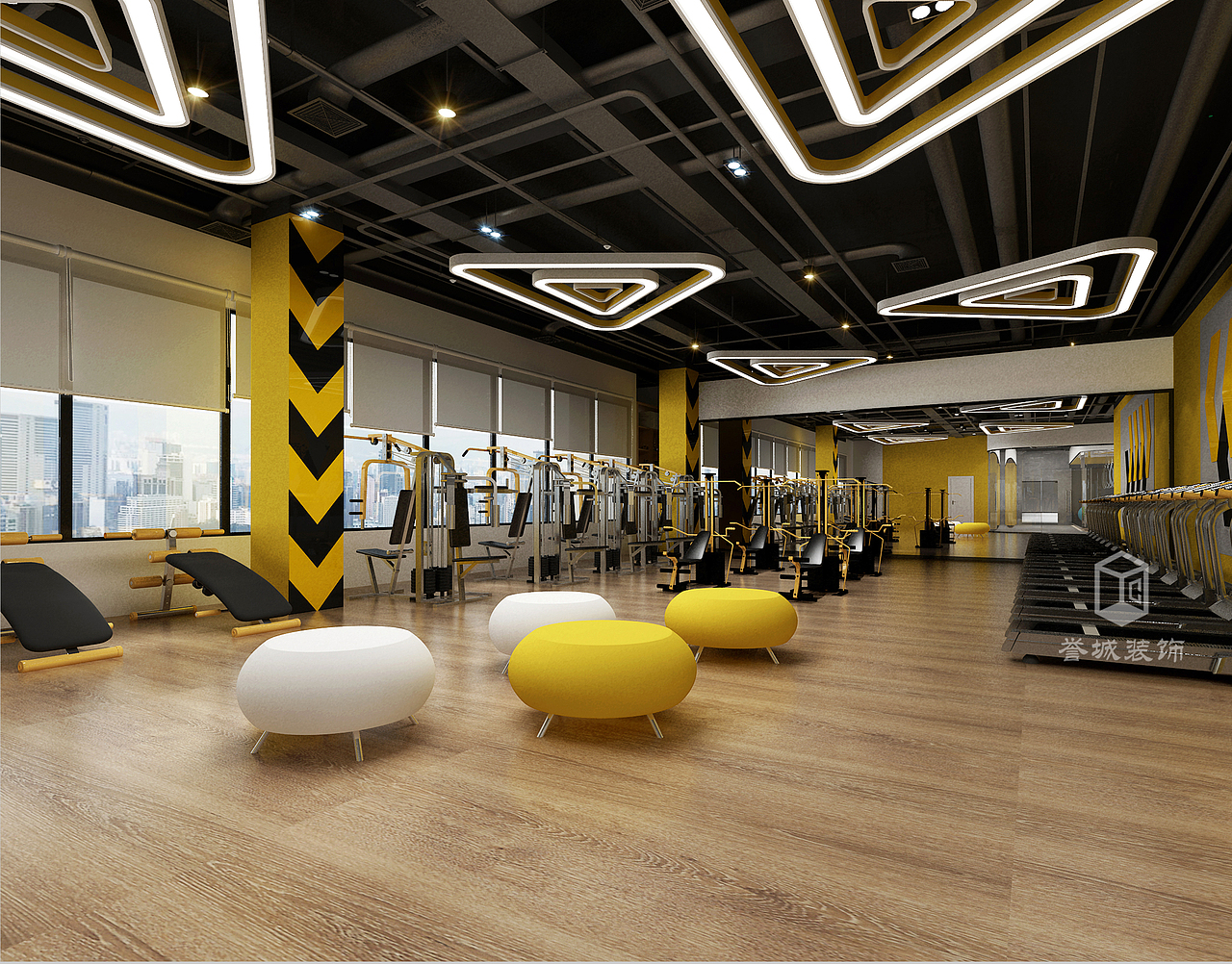 办公室设计(承接室内施工图效果图制作)