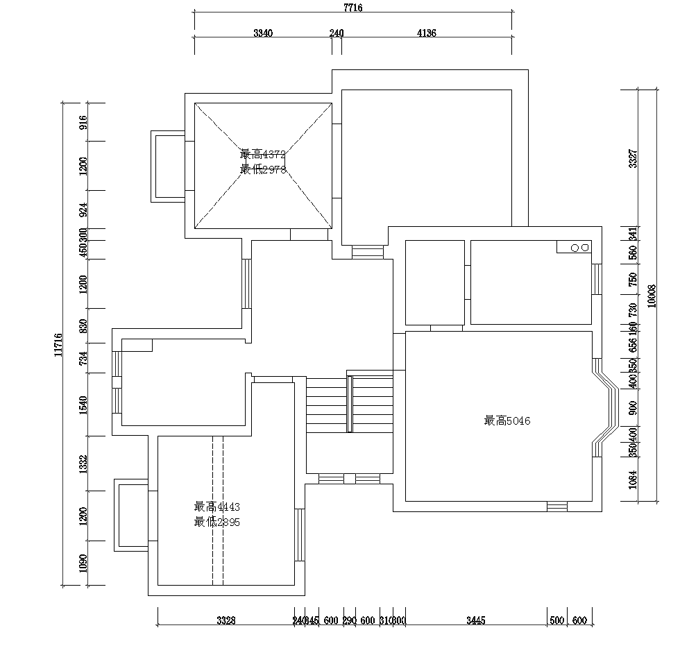 独栋别墅平面设计方案