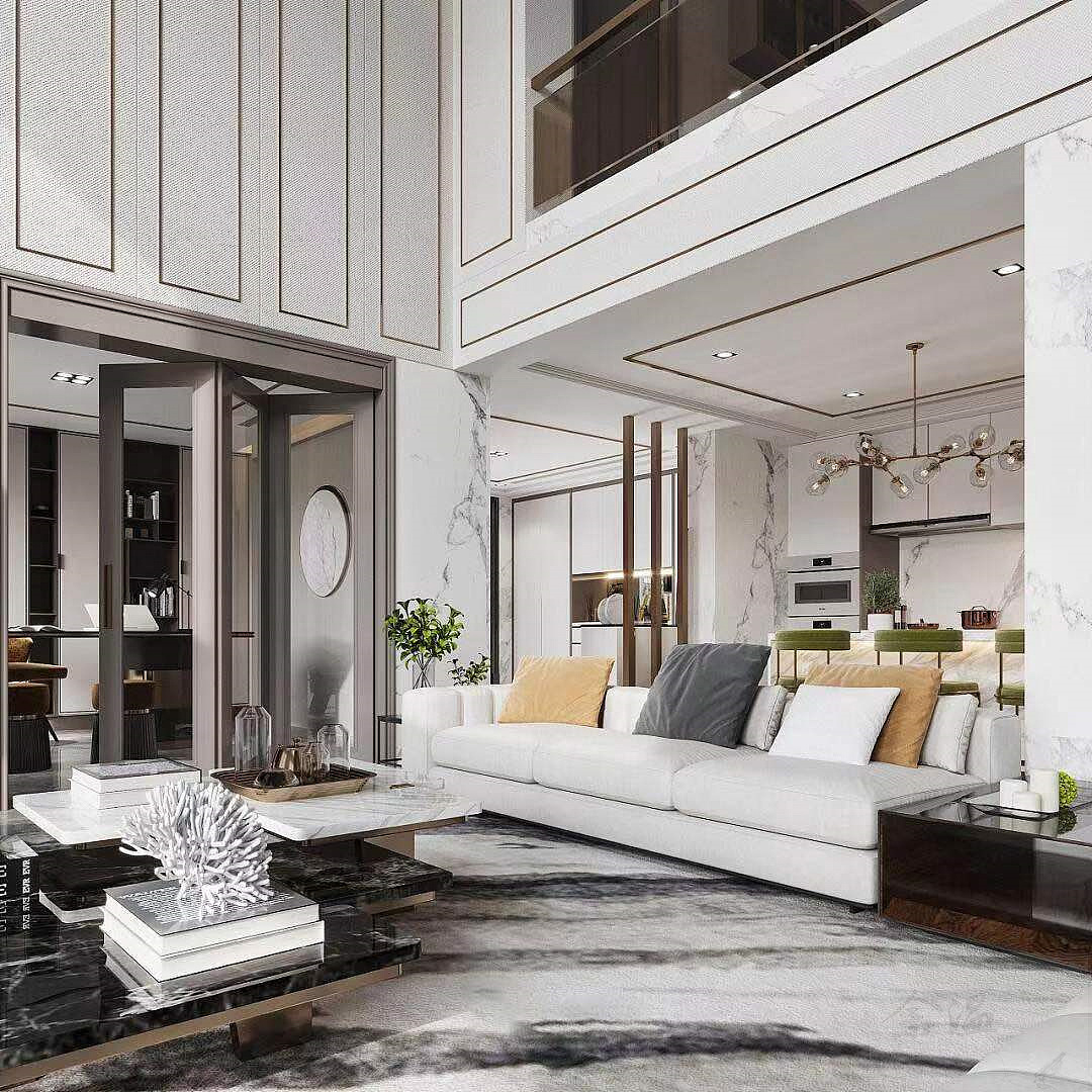 现代轻奢别墅（图ZMjUxOTU1OTc2） - 家装设计 - 站酷设计师余温啊原创素材 - 站酷ZCOOL