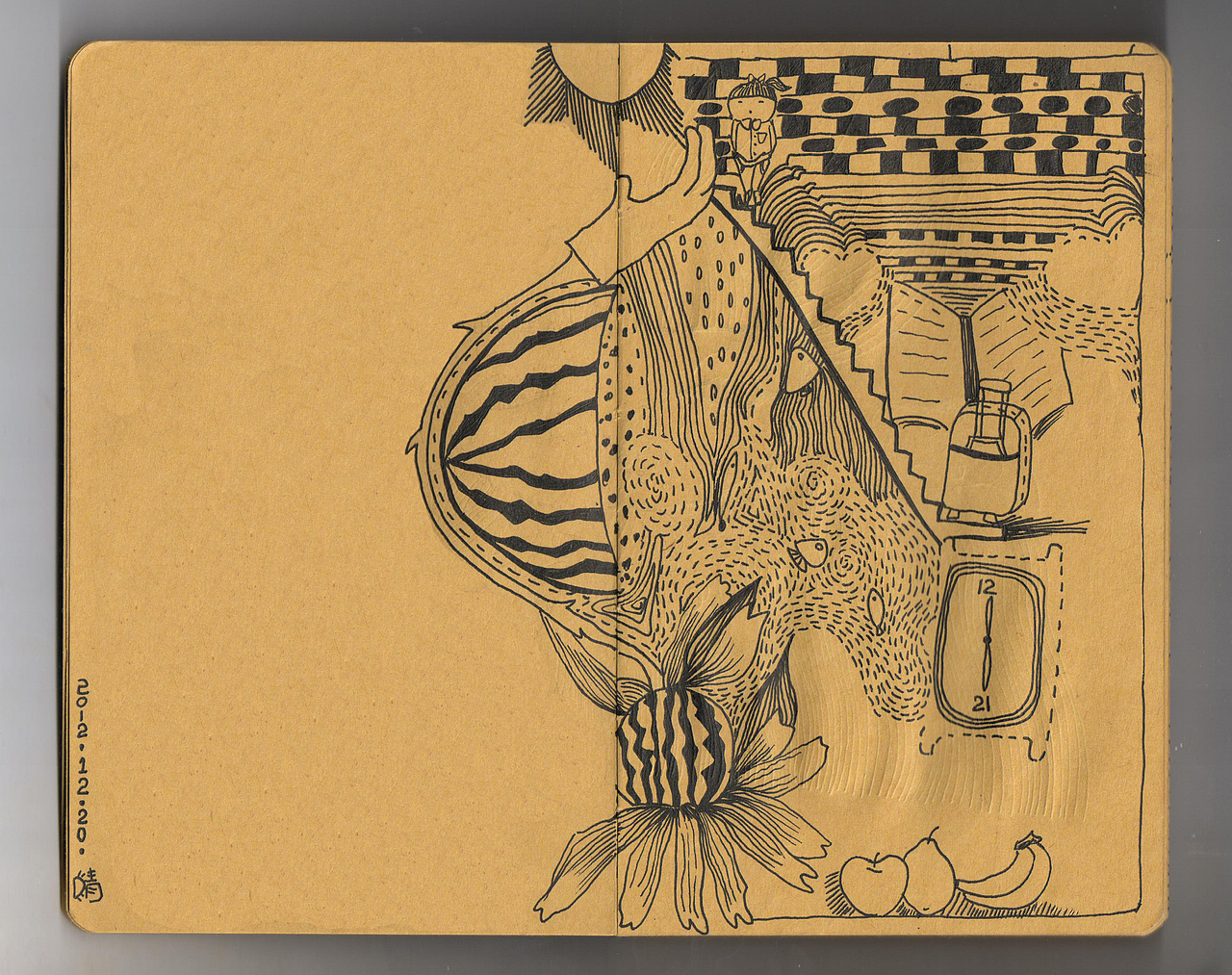 《能否与画同归于尽呢》 2012.12.20绘