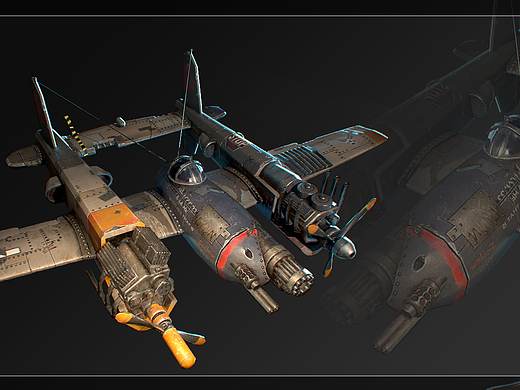 3D武器道具硬表面制作