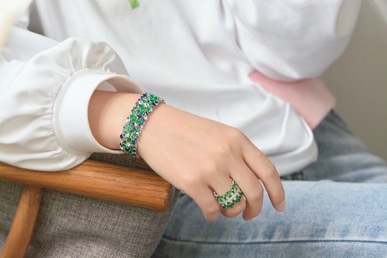 设计师作品|祖母绿蓝宝石套件