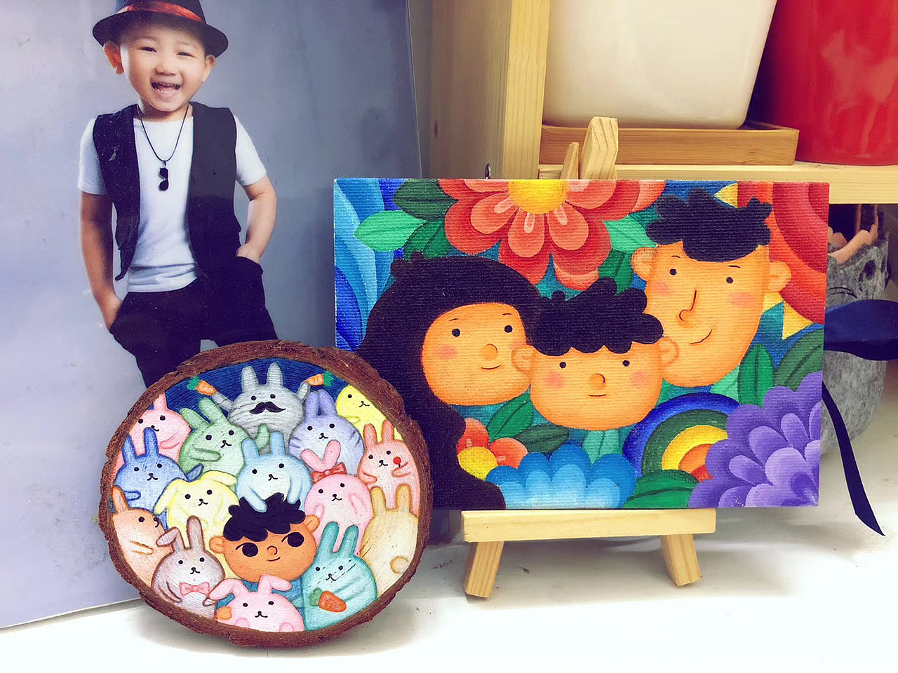 卡通Q版人物动物绘