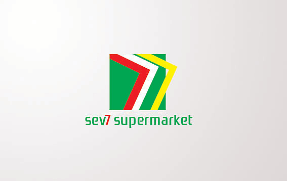 这个是超市logo,老师当时说是以数字为元素,所以个人比较喜欢7,就拿7做的,可能当时是cmyk格式,传上来有点变色