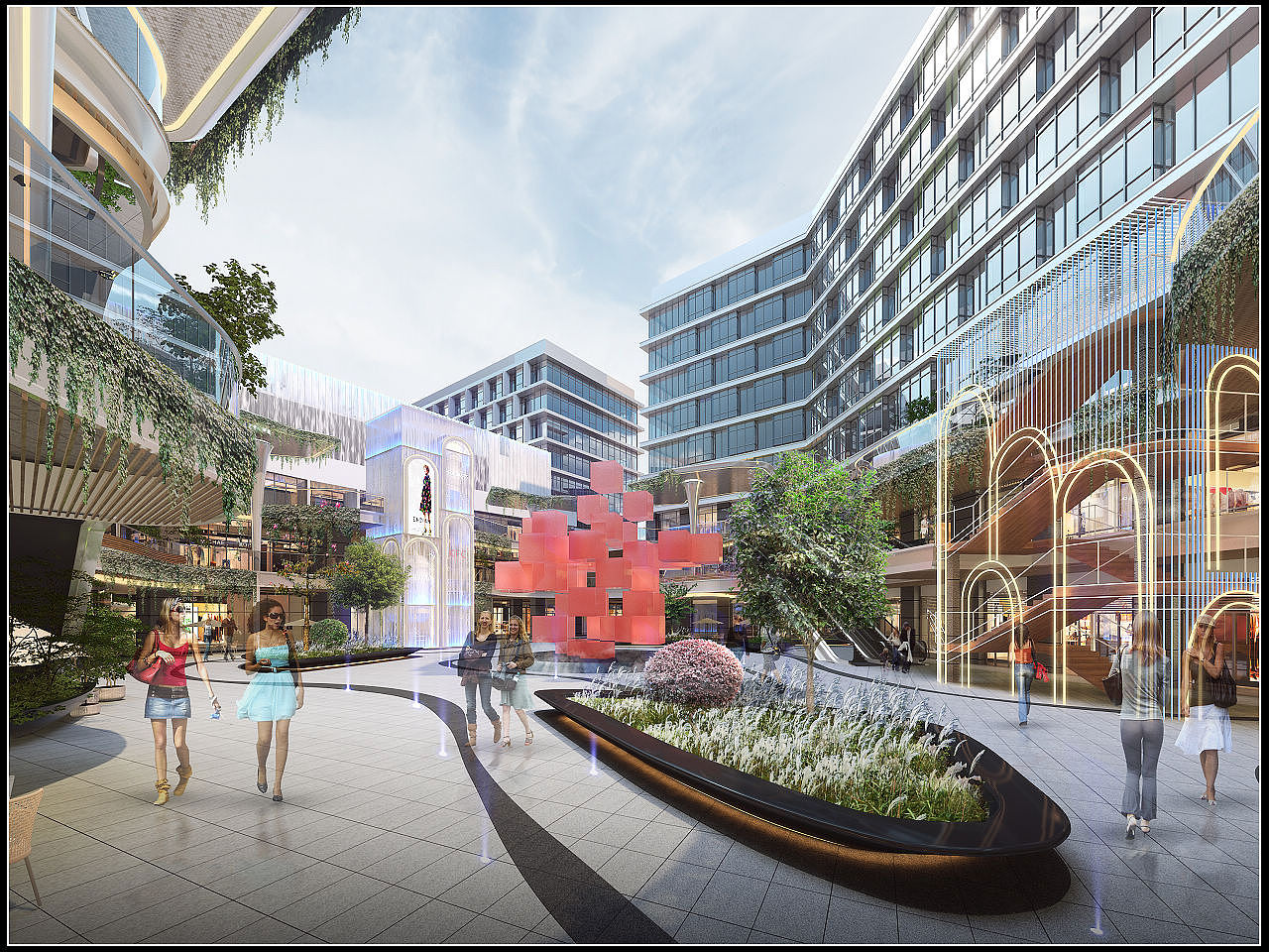 筋斗云效果图 外立面展示