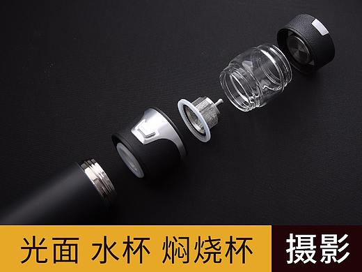 光面保温杯焖烧杯 水杯水壶 生活用品摄影静物产品拍摄
