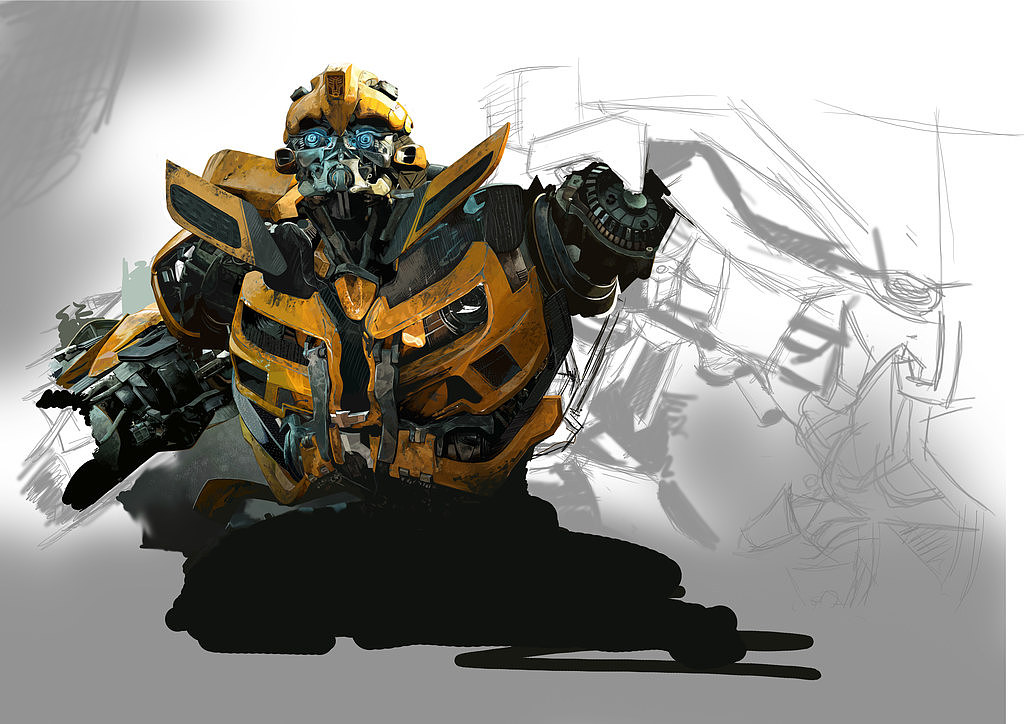 变形金刚插画（图ZMjg1ODEwNDA=） - 创作习作 - 站酷设计师_王大壮原创素材 - 站酷ZCOOL