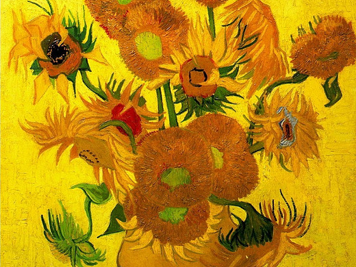 梵高-向日葵 世界名画重构