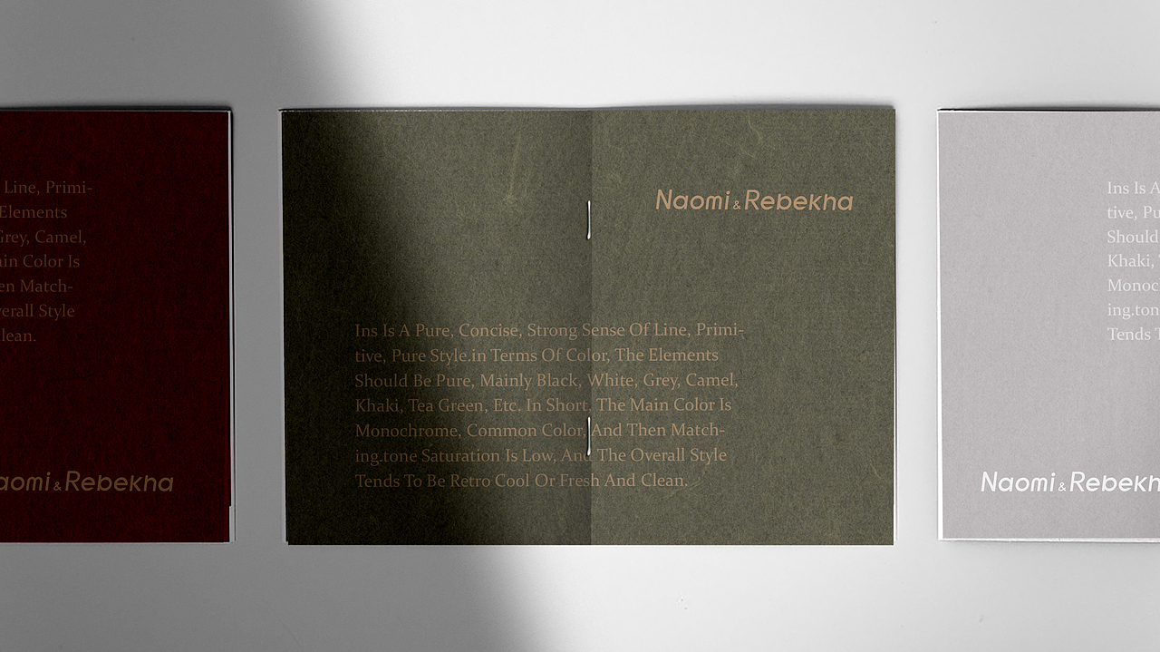 naomi&rebekha 品牌设计