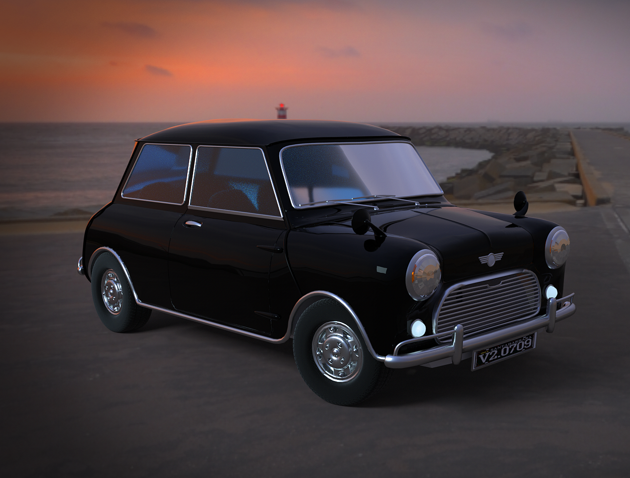 《汽车》C4D OC渲染练习