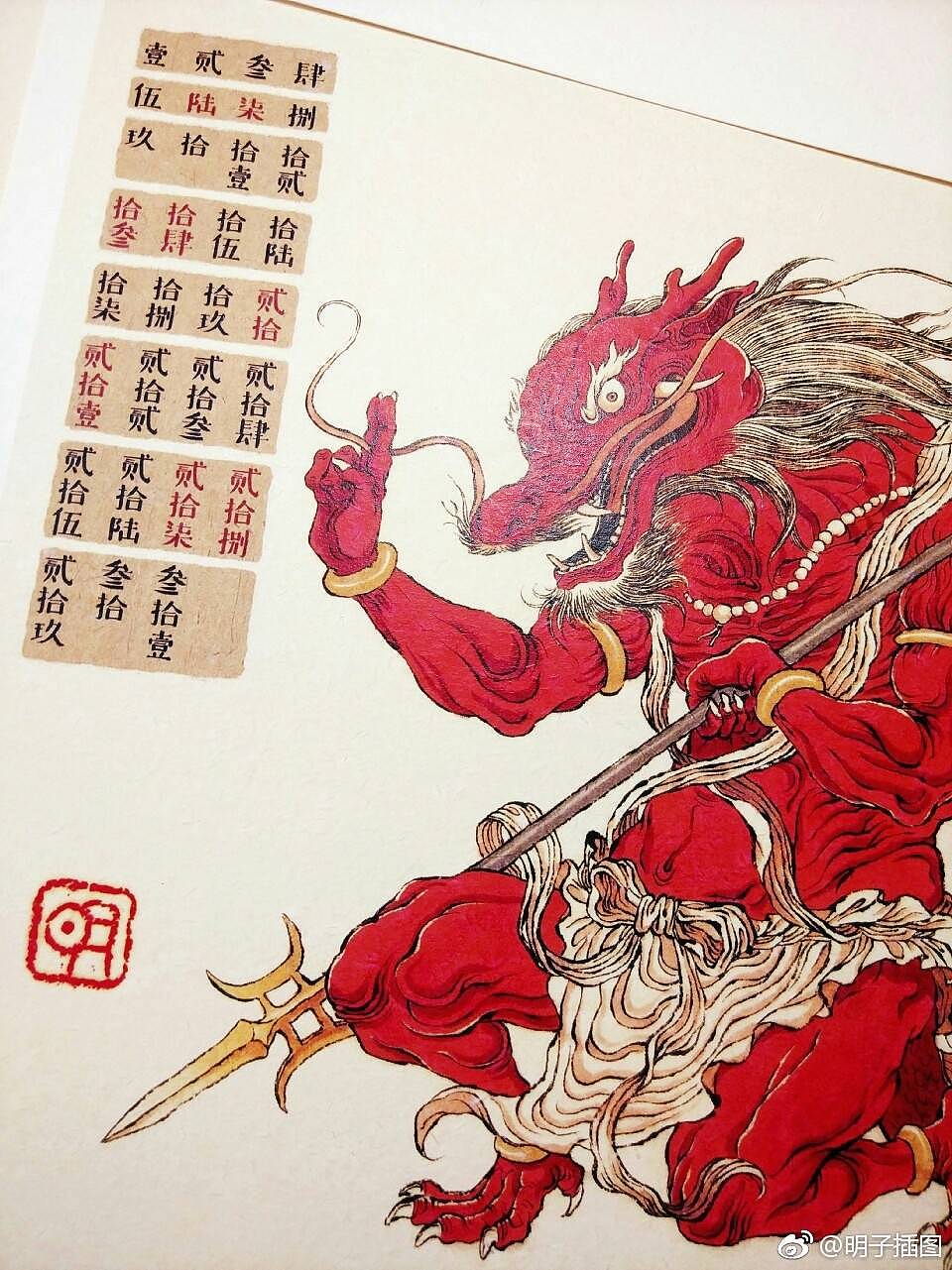 十二神兽年历（图ZOTAyODE2MjA=） - 绘画 - 站酷设计师明子水墨奇幻世界原创素材 - 站酷ZCOOL
