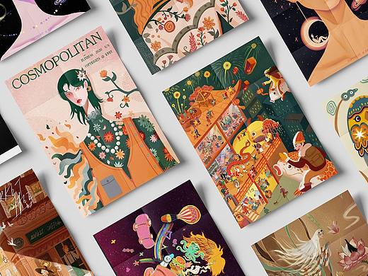 2020 9-12月插画作品集（个人主页-ZNDk5ODI0NjQ=） - 商业插画 - 站酷设计师KwhY原创素材 - 站酷ZCOOL