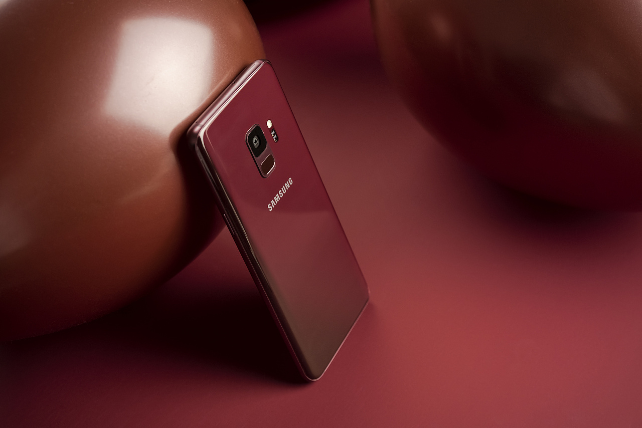 三星galaxys9 勃艮第红