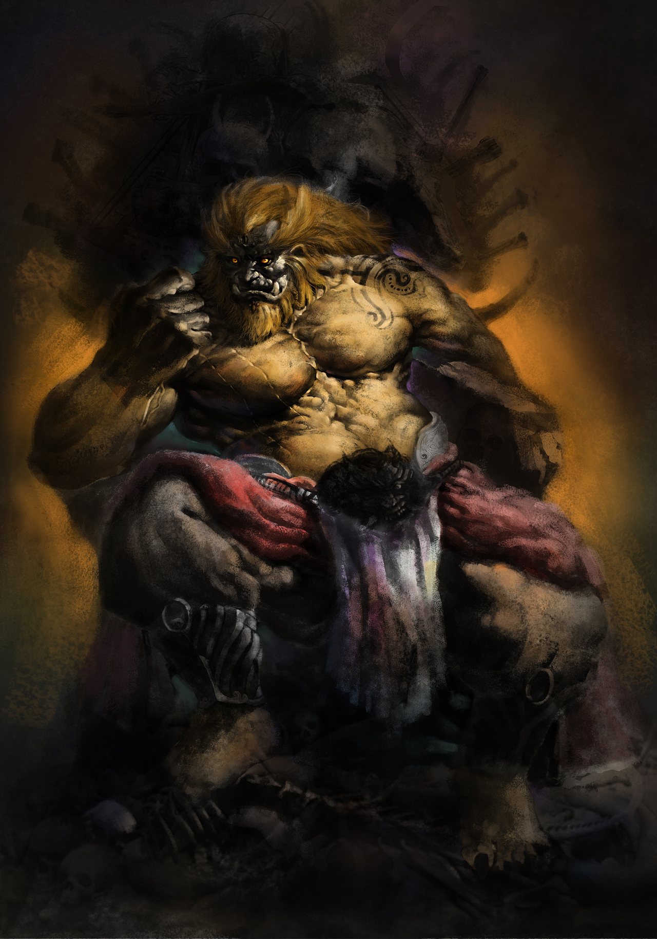 《西游记-七大圣-狮猊王》