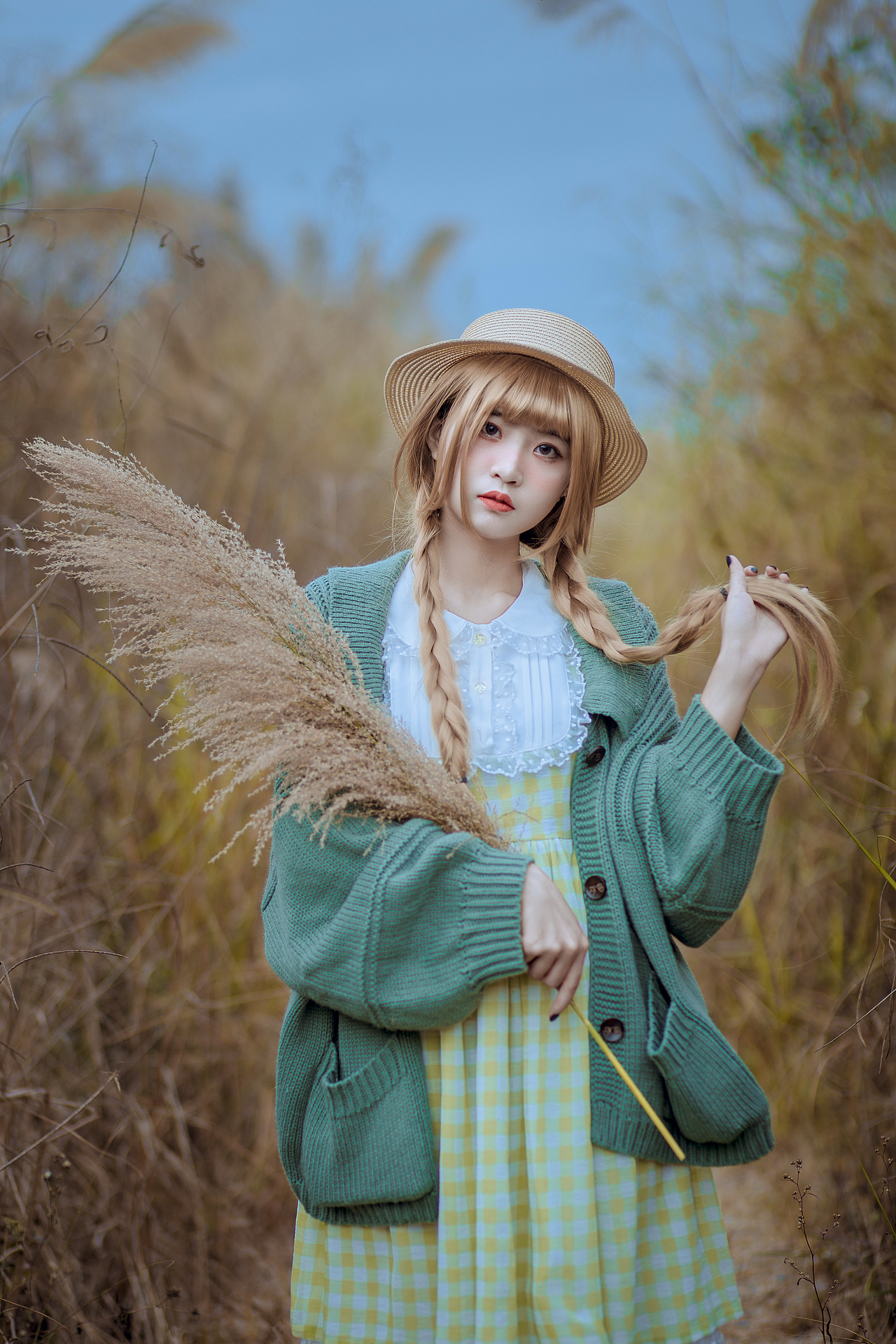 芦苇荡（图ZMTkzMTU4MzY0） - 人像摄影 - 站酷设计师白日梦大熊菌原创素材 - 站酷ZCOOL