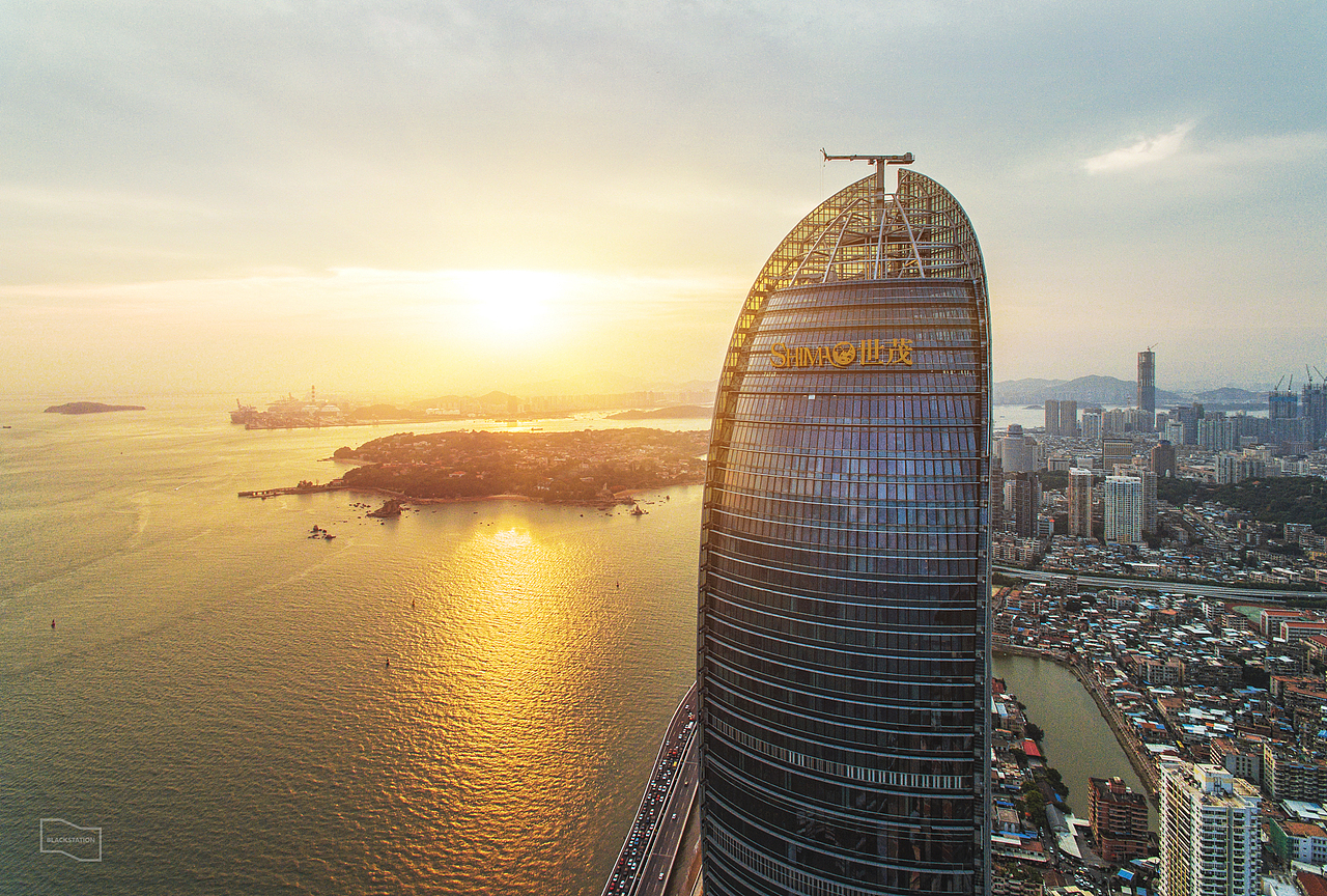 中国第一双子塔厦门世茂海峡大厦