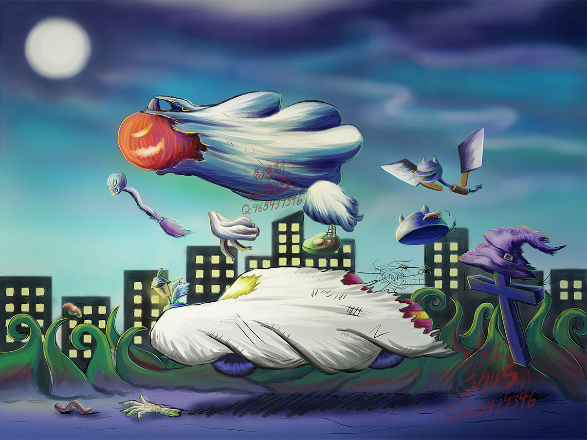 南瓜头（图ZMjIwNjY5MjQ0） - 商业插画 - 站酷设计师勇者克瑞斯原创素材 - 站酷ZCOOL