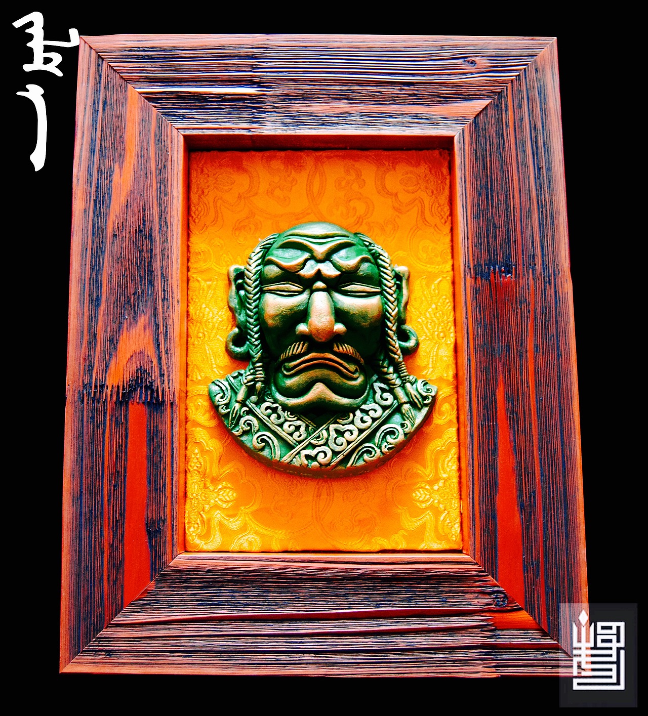 成吉思汗和四个勇士（图ZNDY3NTIyNTI=） - 工艺品设计 - 站酷设计师布仁德力根原创素材 - 站酷ZCOOL