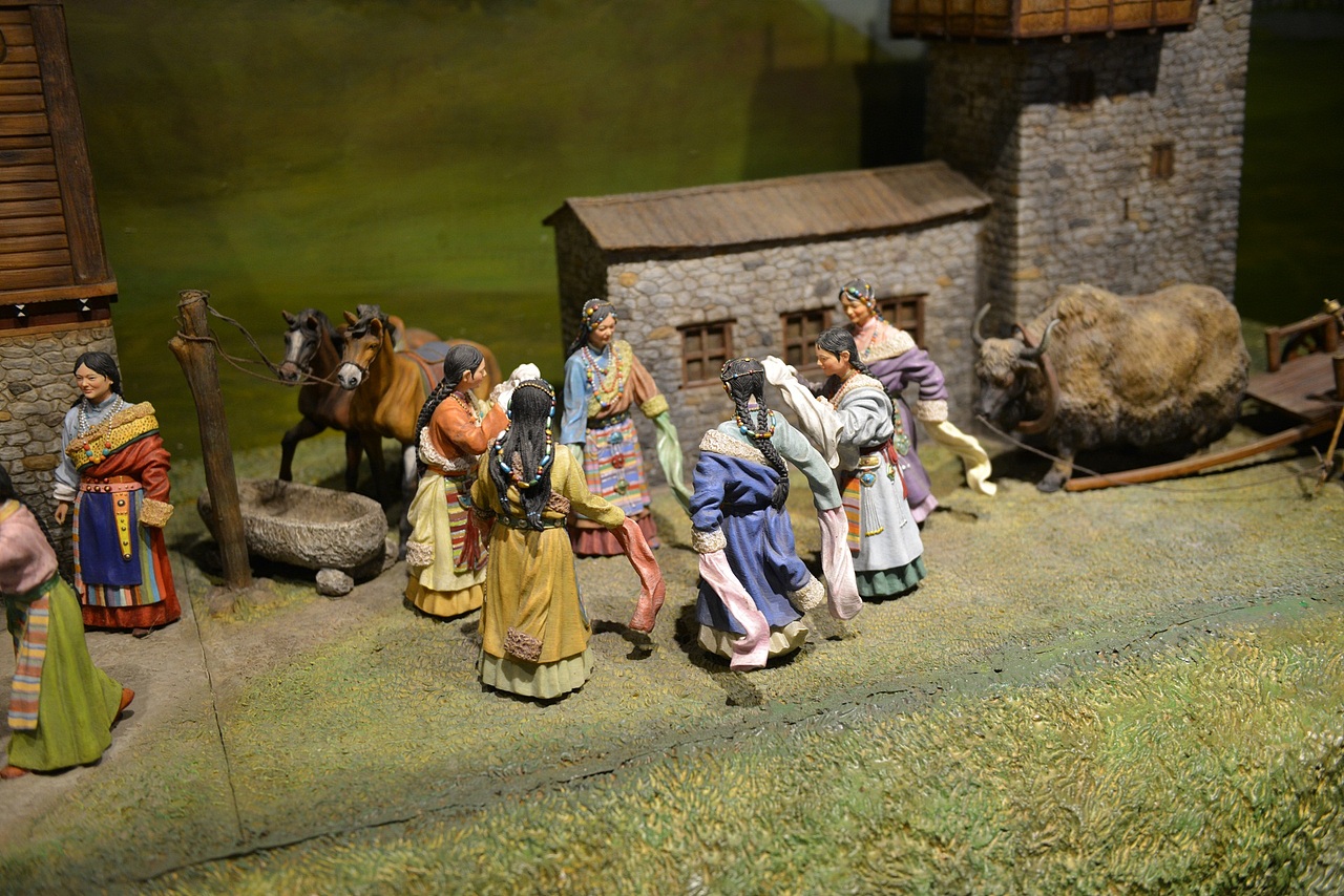 56个民族婚俗微雕2