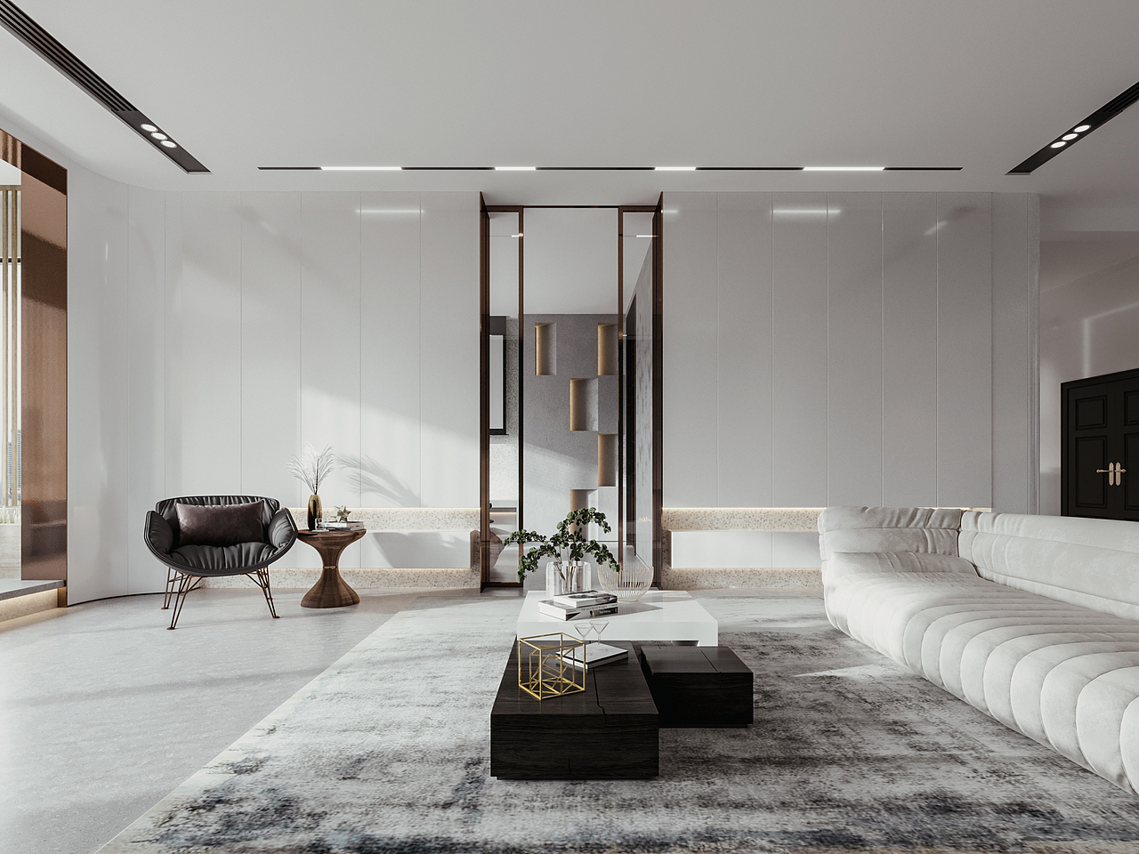 简约解构主义|空间|家装设计|haha表现_原创作品-站酷zcool