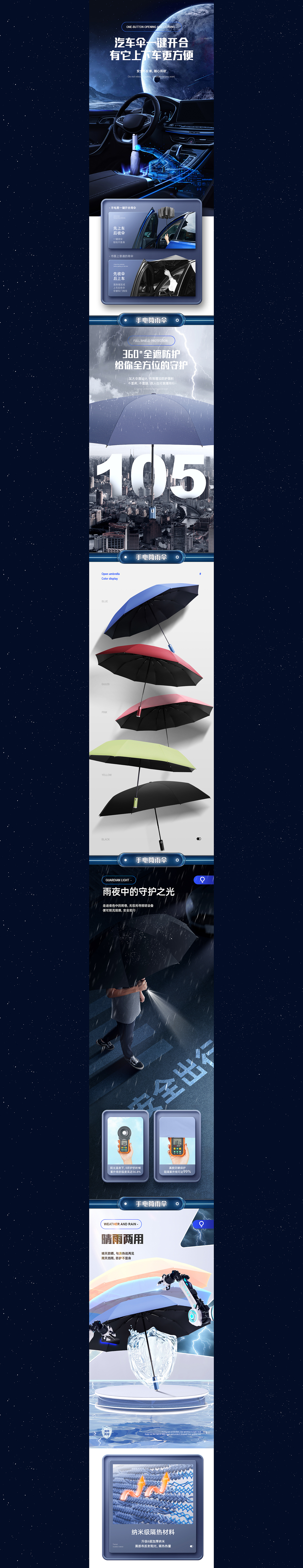 雨伞百货详情策划 产品拍摄 电商策划*2