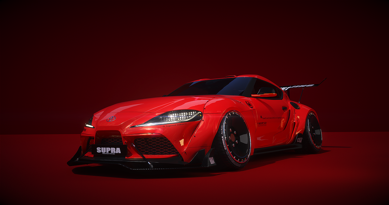 增加宽体改装套件，布线上还是有瑕疵。还需努力啊！（图ZMzMxNTI3ODQ4） - 机械/交通 - 站酷设计师纸面原创素材 - 站酷ZCOOL