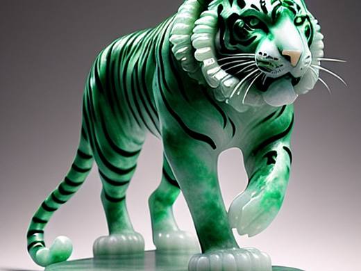 Ai作品翡翠虎