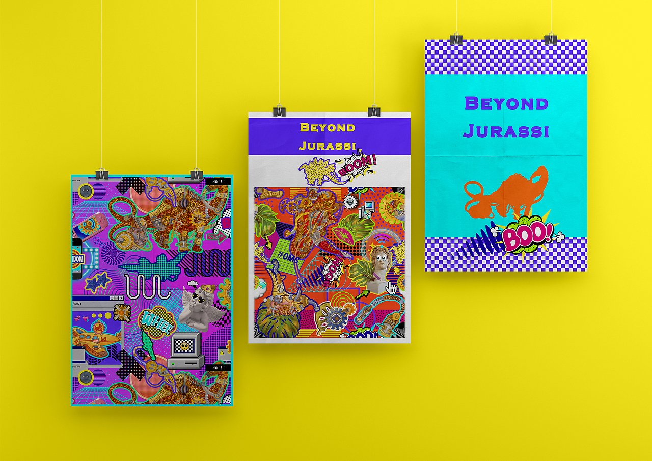 原创作品——《未来侏罗纪》（图ZMjM5ODQ5OTEy） - 新锐潮流插画 - 站酷设计师SallyGallagher原创素材 - 站酷ZCOOL