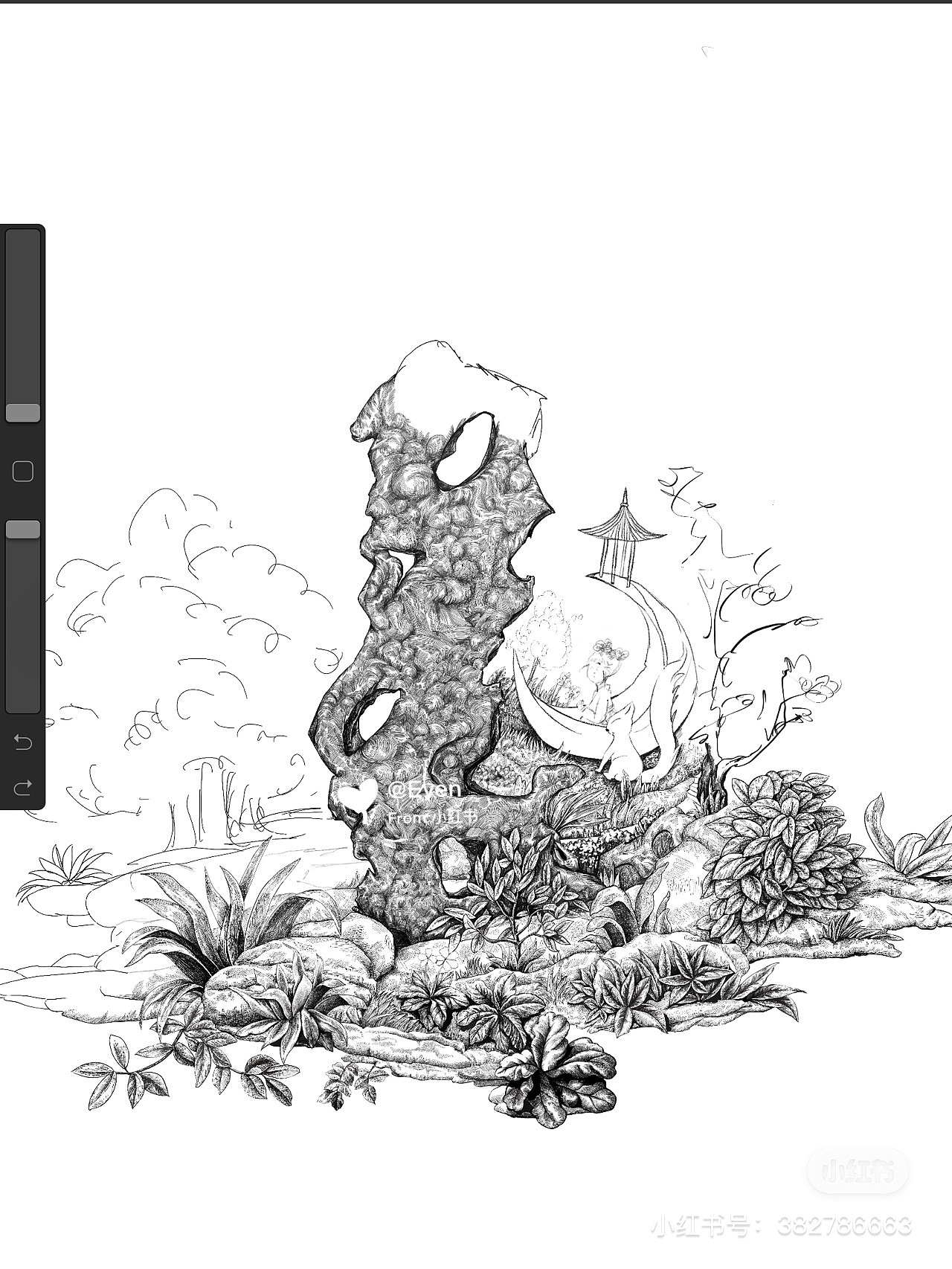 苏州园林👀❤️❤️之留园系列（图ZMjc4MjUwMTc2） - 艺术插画 - 站酷设计师川鹅子的鹅原创素材 - 站酷ZCOOL