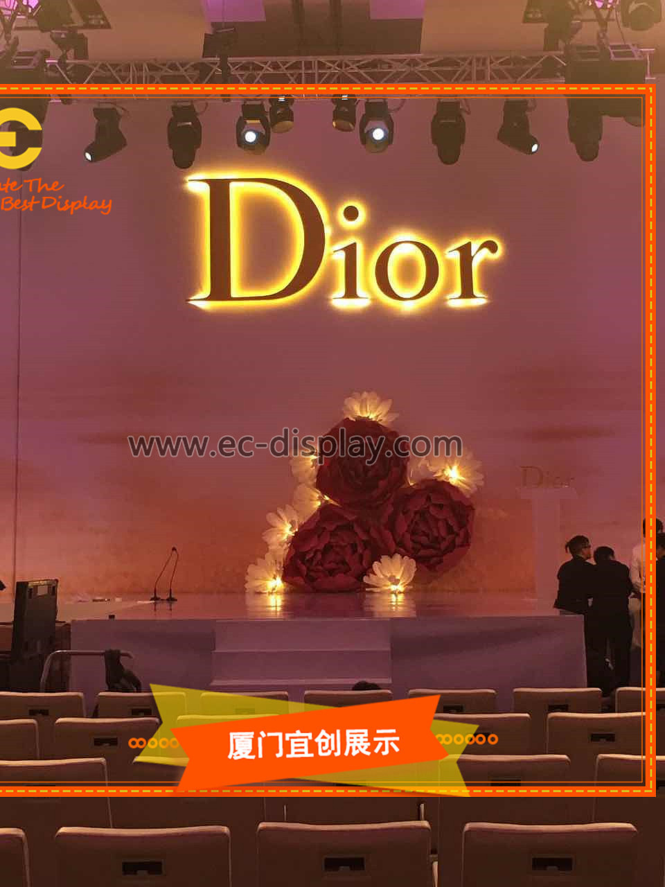 迪奥橱窗秀场PVC牡丹花 PVC雕刻手工热弯异形装饰 橱窗道具定制（图ZNDk3OTU3NzY=） - 其他手工艺 - 站酷设计师美陈橱窗执行者原创素材 - 站酷ZCOOL